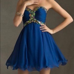 New Tony Bowls Strapless Dress Homecoming/Prom